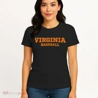 Virginia Baseball Block Font Women's T-Shirt thumb 4