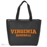 Virginia Baseball Block Font Tote Bag thumb 0