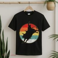 Vintage Bucking Bull Riding Rodeo Rider Western Country T-Shirt thumb 2