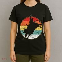 Vintage Bucking Bull Riding Rodeo Rider Western Country T-Shirt thumb 4