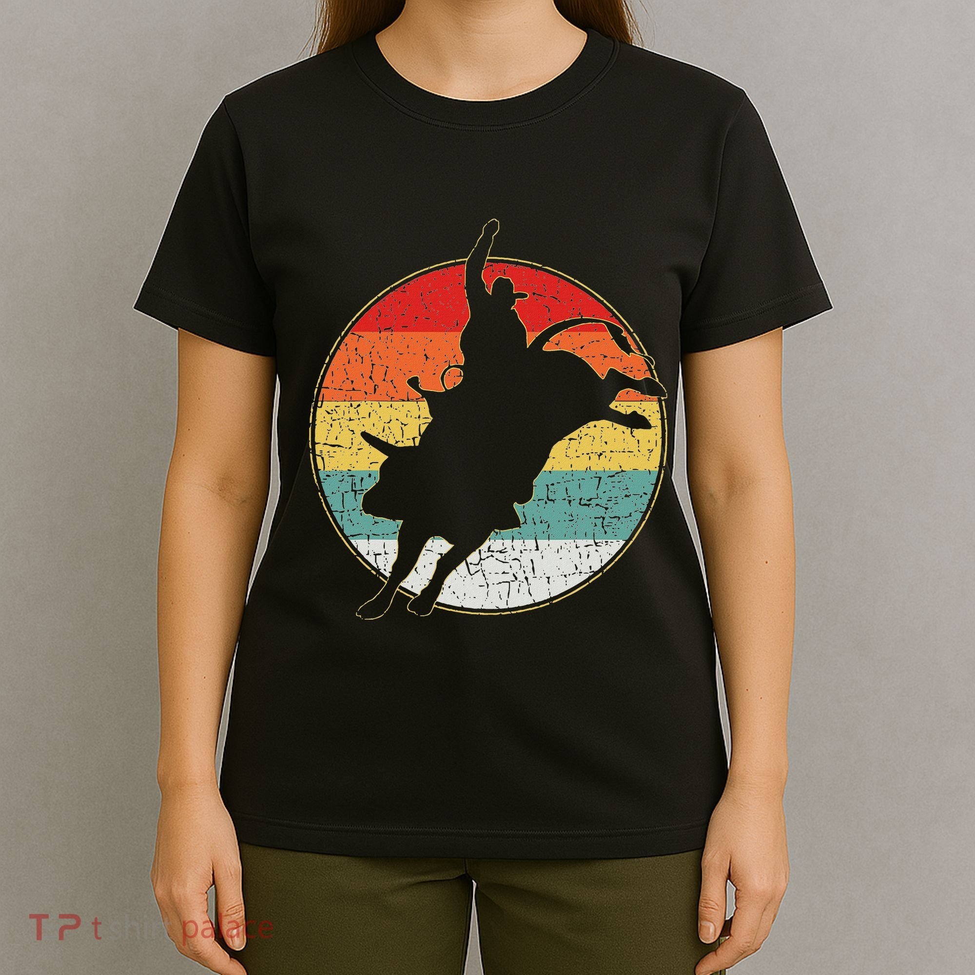 Vintage Bucking Bull Riding Rodeo Rider Western Country T-Shirt