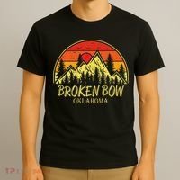 Vintage Broken Bow Oklahoma Ok Mountains Hiking Souvenir T-Shirt thumb 3