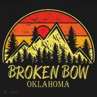 Vintage Broken Bow Oklahoma Ok Mountains Hiking Souvenir T-Shirt thumb 7