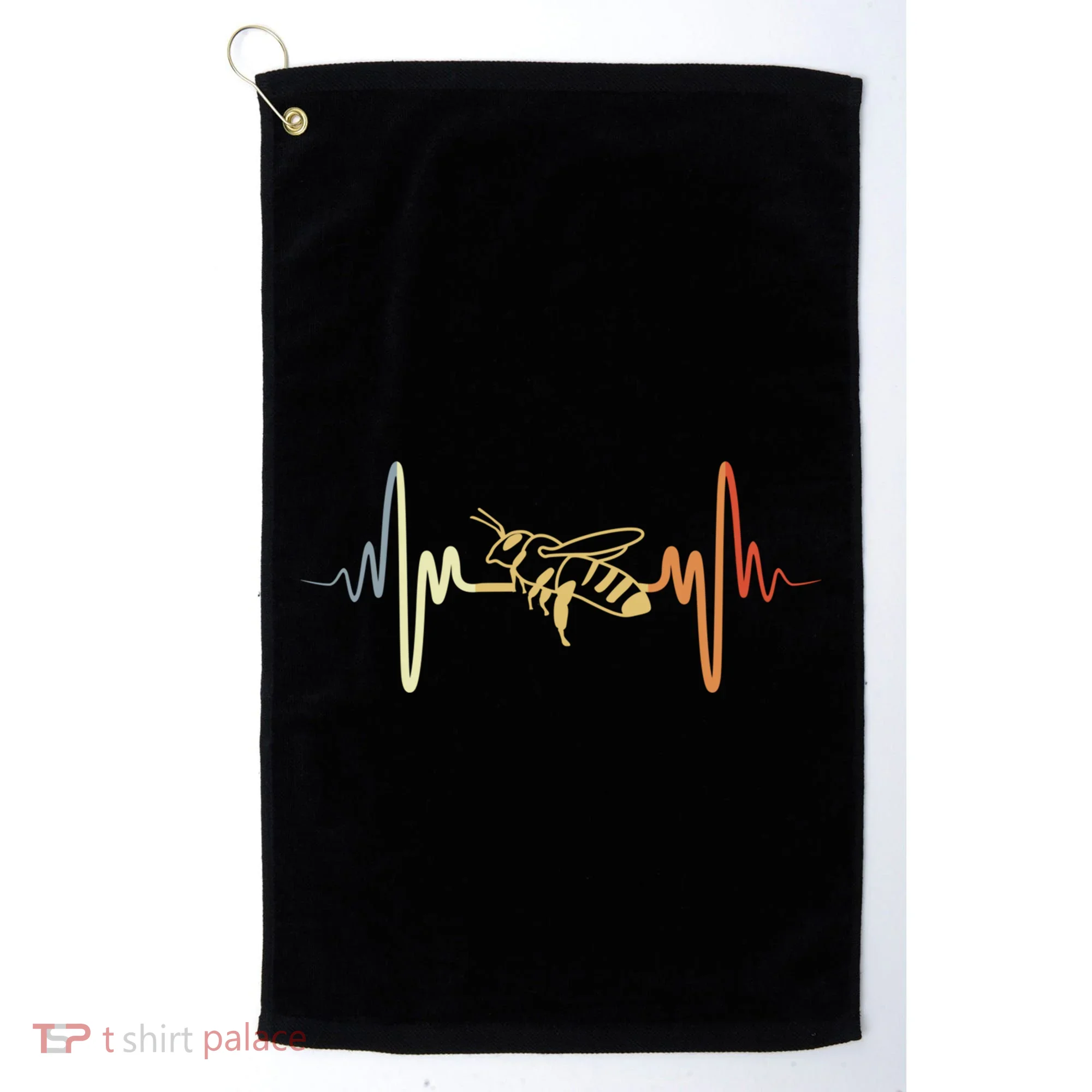 Vintage Bee Beekeeping Lover Gift Golf Towel