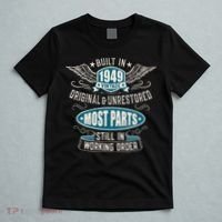 Vintage Birthday Born In 1949 Built In The 40s T-Shirt thumb 5