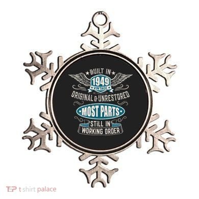 Vintage Birthday Born In 1949 Built In The 40s Ornament