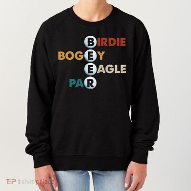 Vintage Birdie Bogey Eagle Par Beer Golf Ball Funny Women's Sweatshirt