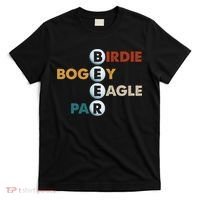 Vintage Birdie Bogey Eagle Par Beer Golf Ball Funny T-Shirt thumb 0