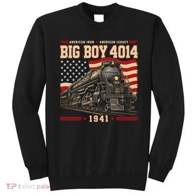 Vintage Big Boy 4014 Steam Locomotive American Pride Sweatshirt