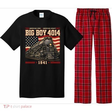 Vintage Big Boy 4014 Steam Locomotive American Pride Pajama Set