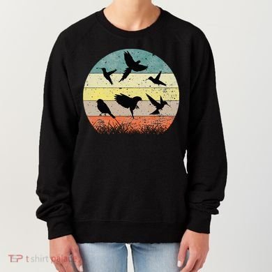 Vintage Birding Bird Watching Bird Watcher Bird Women's Sweatshirt