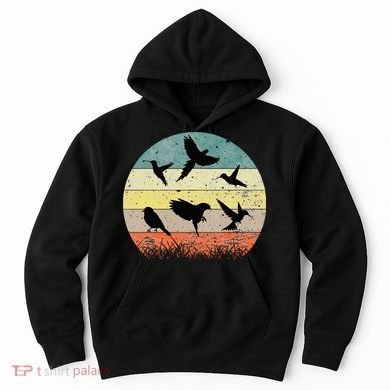 Vintage Birding Bird Watching Bird Watcher Bird Hoodie