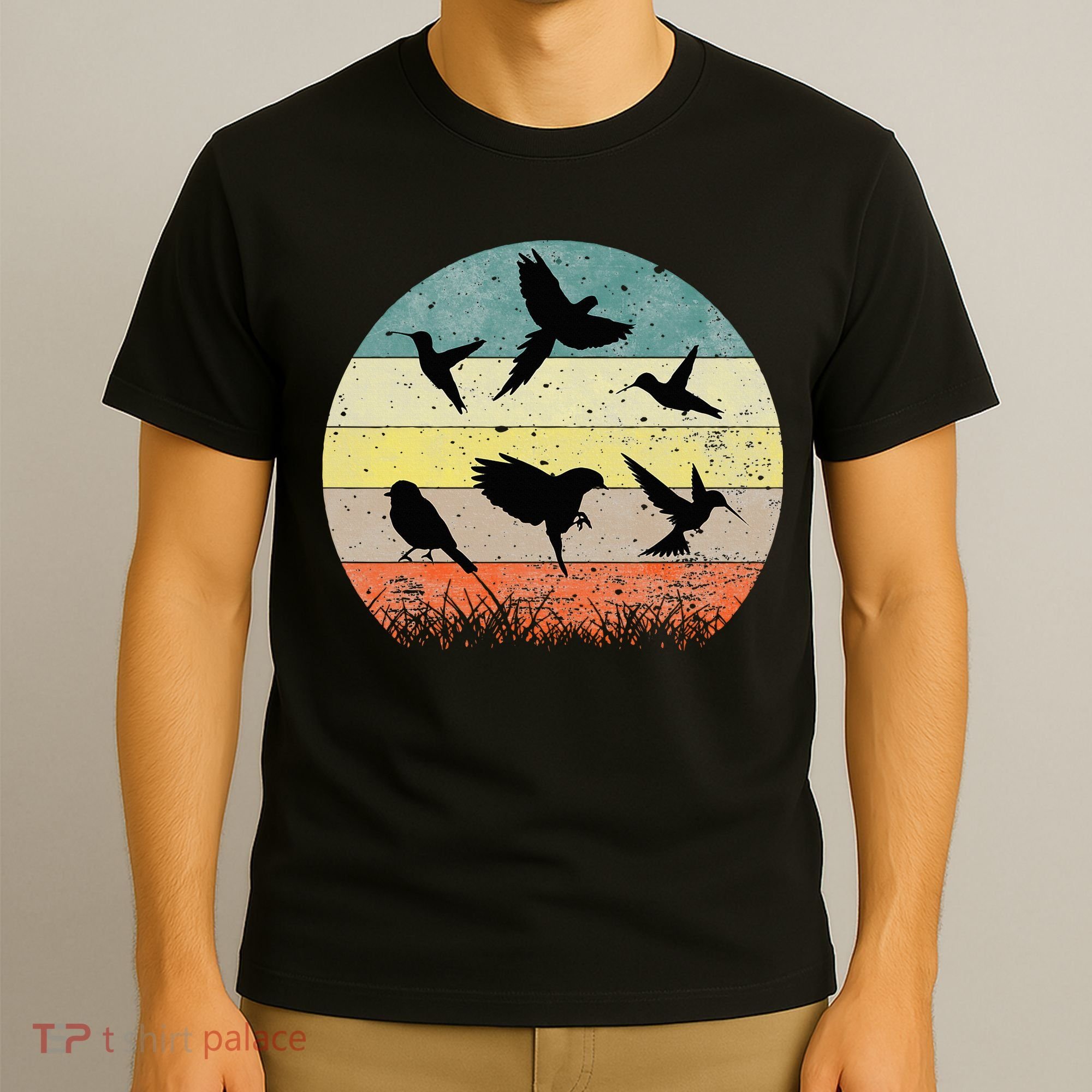 Vintage Birding Bird Watching Bird Watcher Bird T-Shirt