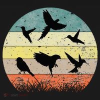 Vintage Birding Bird Watching Bird Watcher Bird T-Shirt thumb 7