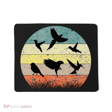 Vintage Birding Bird Watching Bird Watcher Bird Mousepad