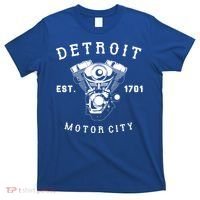 Vintage Big Block Detroit Motor City Michigan Car Enthusiast Cool Gift T-Shirt thumb 0