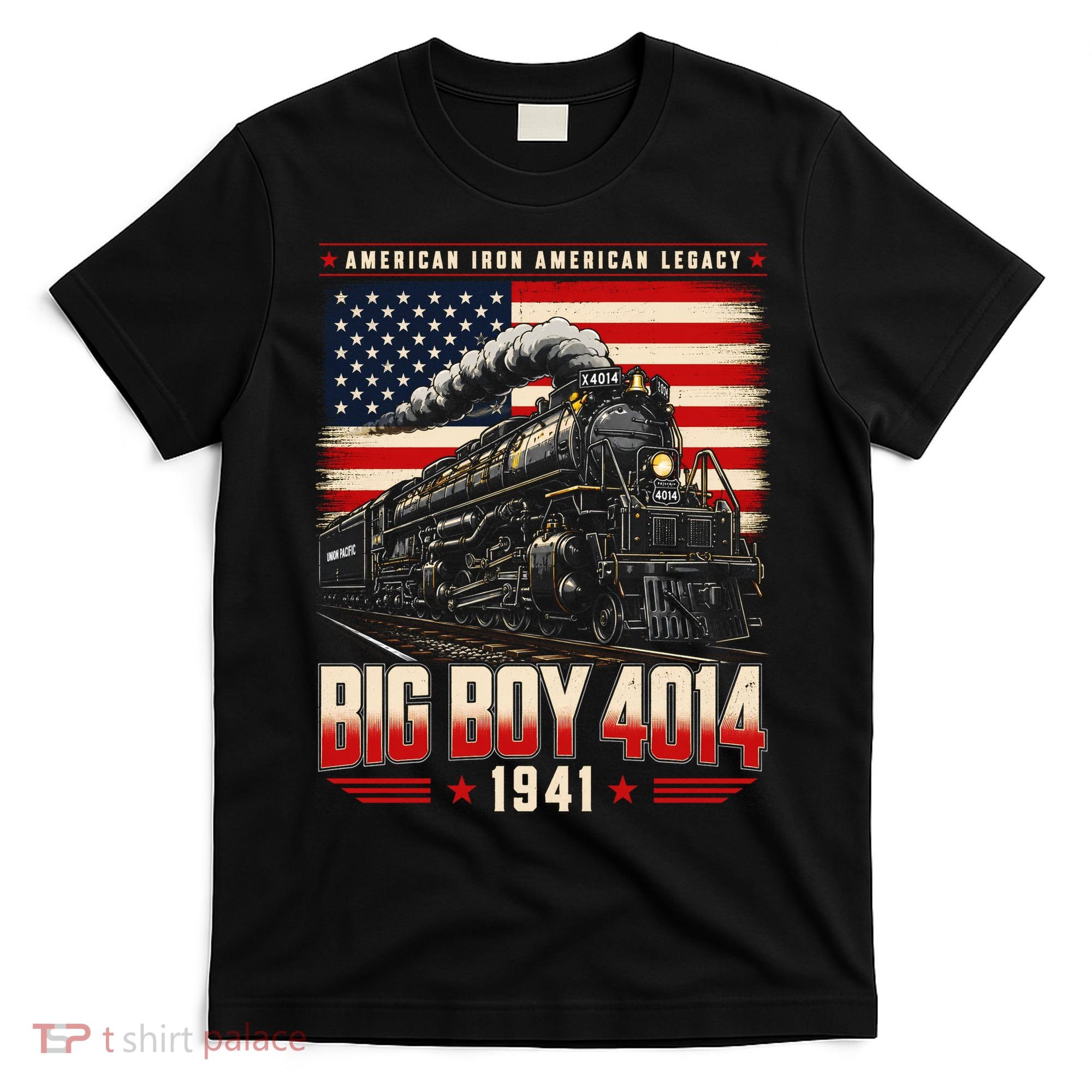 Vintage Big Boy 4014 American Steam Locomotive 1941 T-Shirt
