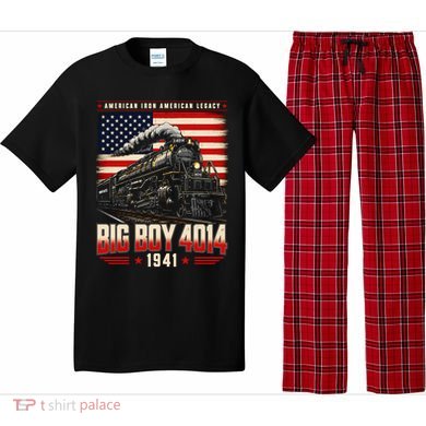 Vintage Big Boy 4014 American Steam Locomotive 1941 Pajama Set