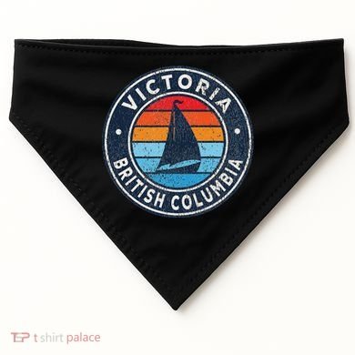 Victoria British Columbia Bc USA-Made Doggie Bandana