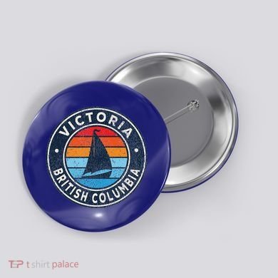 Victoria British Columbia Bc Button
