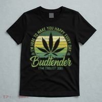 Vintage Budtender Coolest Job Marijuana Weed Supporters T-Shirt thumb 5
