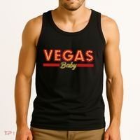 Vegas Baby Cool Gambling Tank Top thumb 3