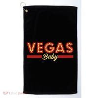 Vegas Baby Cool Gambling Golf Towel thumb 0