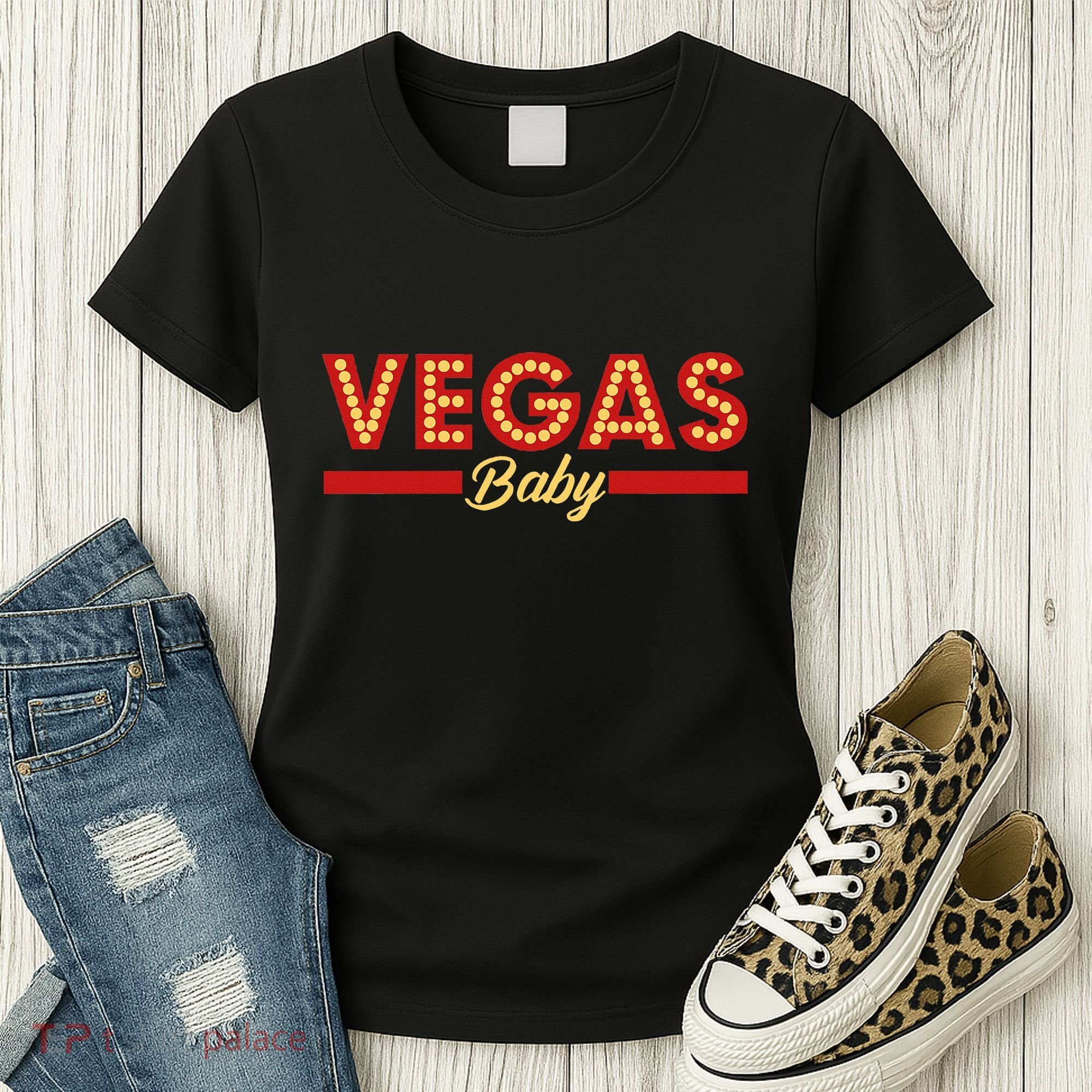 Vegas Baby Cool Gambling Women's T-Shirt