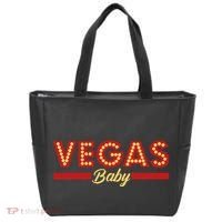 Vegas Baby Cool Gambling Tote Bag thumb 0