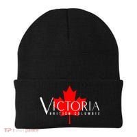 VICTORIA BRITISH COLUMBIA BC CANADA GARDEN CITY MAPLE LEAF Beanie thumb 0