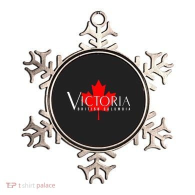 VICTORIA BRITISH COLUMBIA BC CANADA GARDEN CITY MAPLE LEAF Ornament