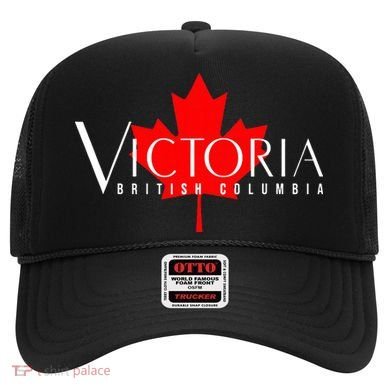 VICTORIA BRITISH COLUMBIA BC CANADA GARDEN CITY MAPLE LEAF Hat