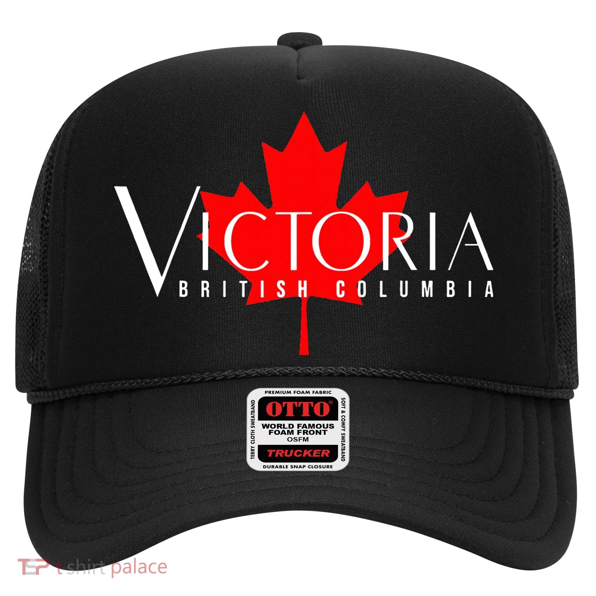 VICTORIA BRITISH COLUMBIA BC CANADA GARDEN CITY MAPLE LEAF Hat