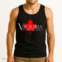 VICTORIA BRITISH COLUMBIA BC CANADA GARDEN CITY MAPLE LEAF Tank Top thumb 3