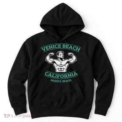 Venice Beach California Bodybuilder Hoodie