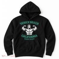 Venice Beach California Bodybuilder Hoodie thumb 0