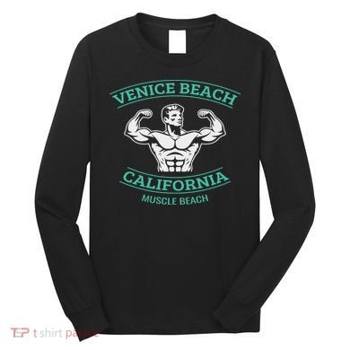 Venice Beach California Bodybuilder Long Sleeve Shirt