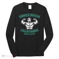 Venice Beach California Bodybuilder Long Sleeve Shirt thumb 0