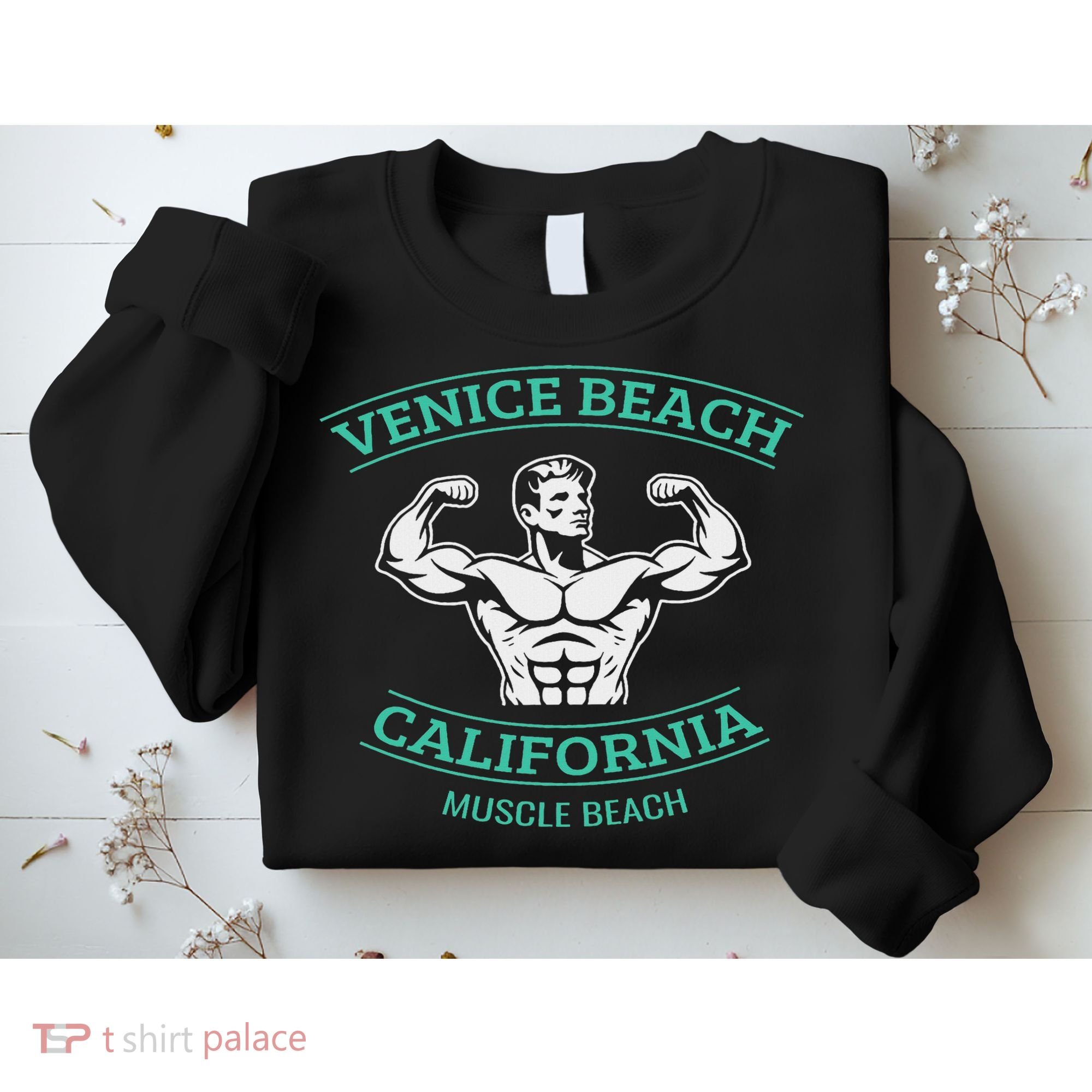 Venice Beach California Bodybuilder Sweatshirt