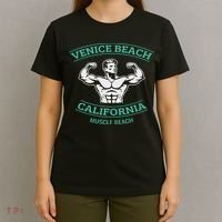 Venice Beach California Bodybuilder T-Shirt thumb 4