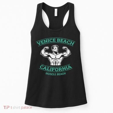 Venice Beach California Bodybuilder Women's Tank Top