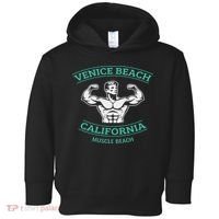 Venice Beach California Bodybuilder Toddler Hoodie thumb 0