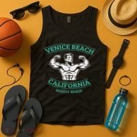 Venice Beach California Bodybuilder Tank Top thumb 4