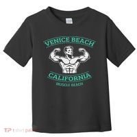 Venice Beach California Bodybuilder Toddler T-Shirt thumb 0