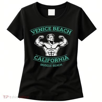 Venice Beach California Bodybuilder Women's T-Shirt