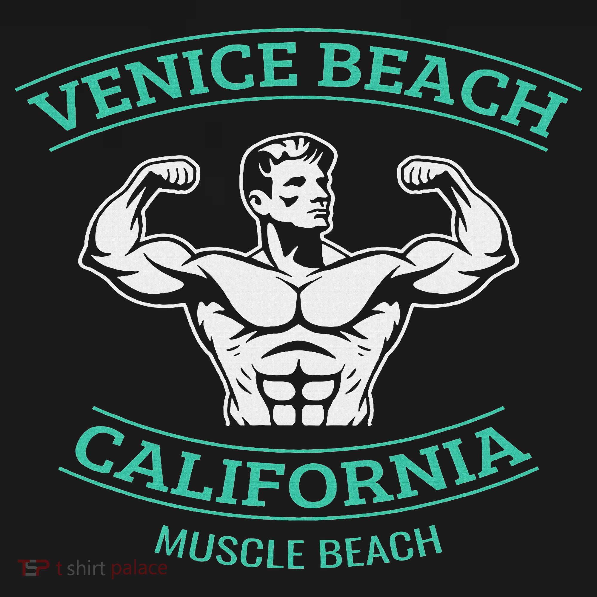 Venice Beach California Bodybuilder Women's T-Shirt
