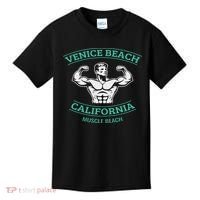 Venice Beach California Bodybuilder Kids T-Shirt thumb 0