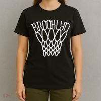 vintage Brooklyn city new york basketball net player T-Shirt thumb 4