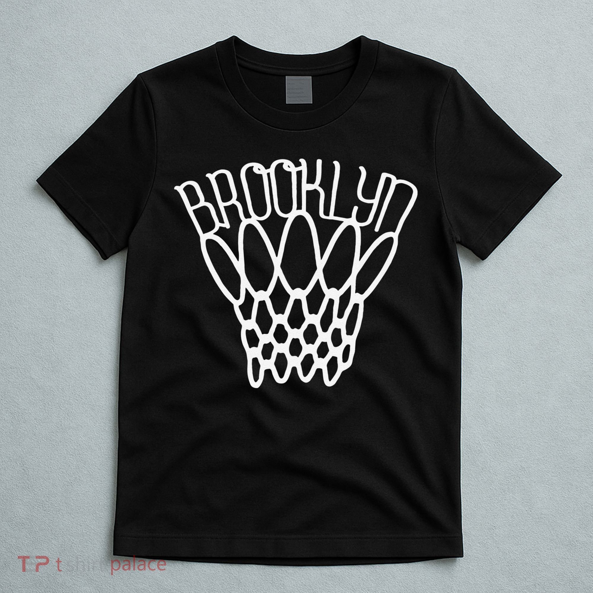 vintage Brooklyn city new york basketball net player T-Shirt