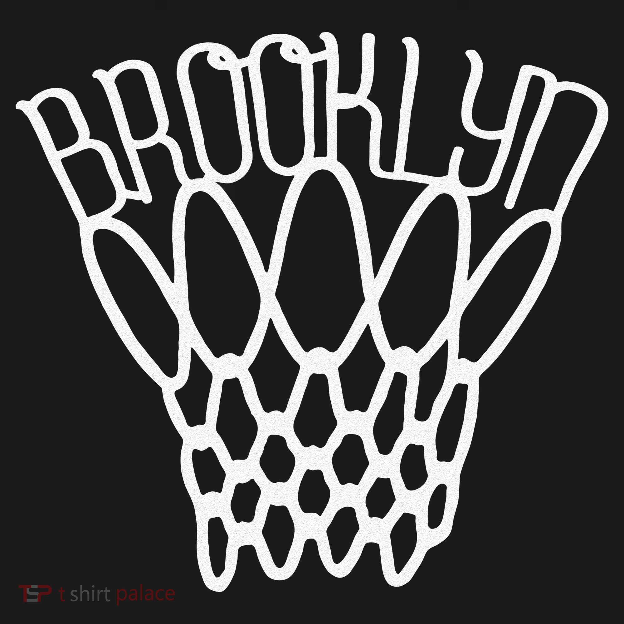 vintage Brooklyn city new york basketball net player T-Shirt